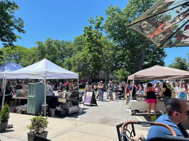 Food festival/Art Walk downtown Keene