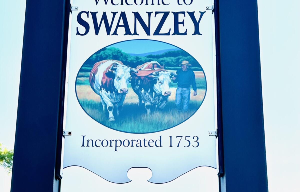Town of Swanzey sign