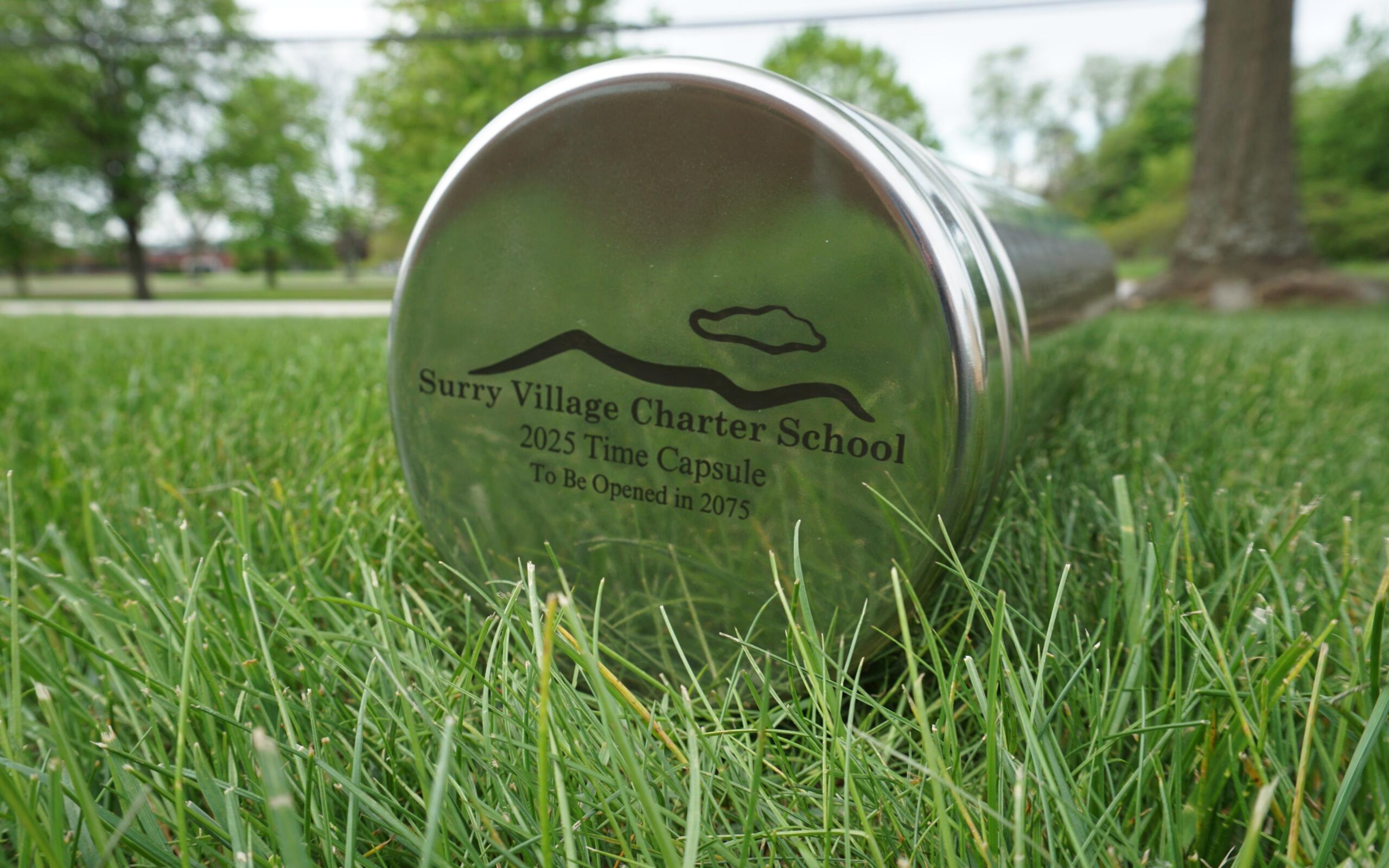 Surry Village Charter School time capsule