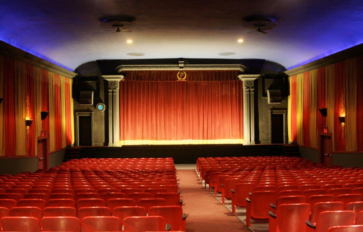 Empty theater with stage