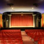 Empty theater with stage