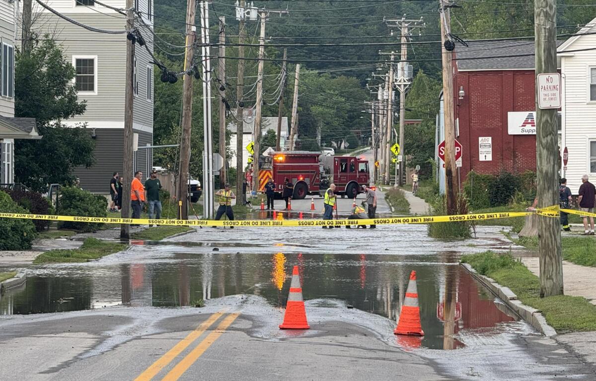 Water main break