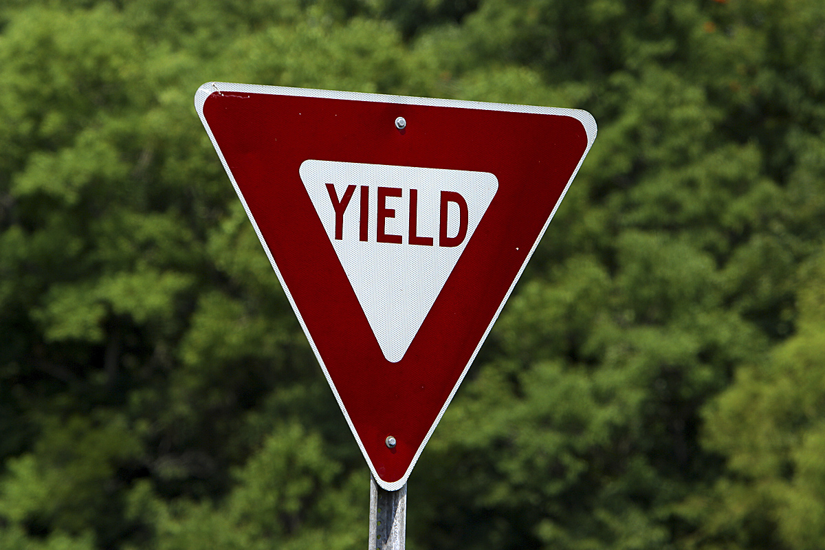 Yield sign
