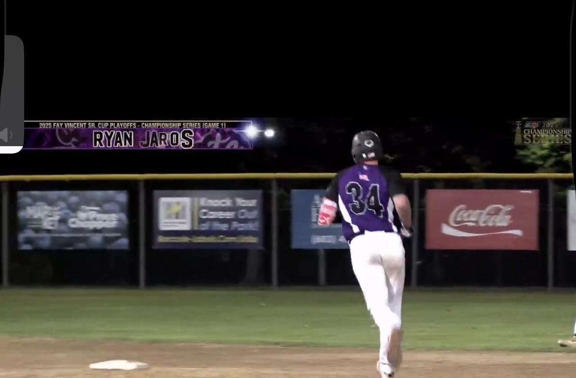 Ripken Reese after his grand slam in the NECBL series Game 1