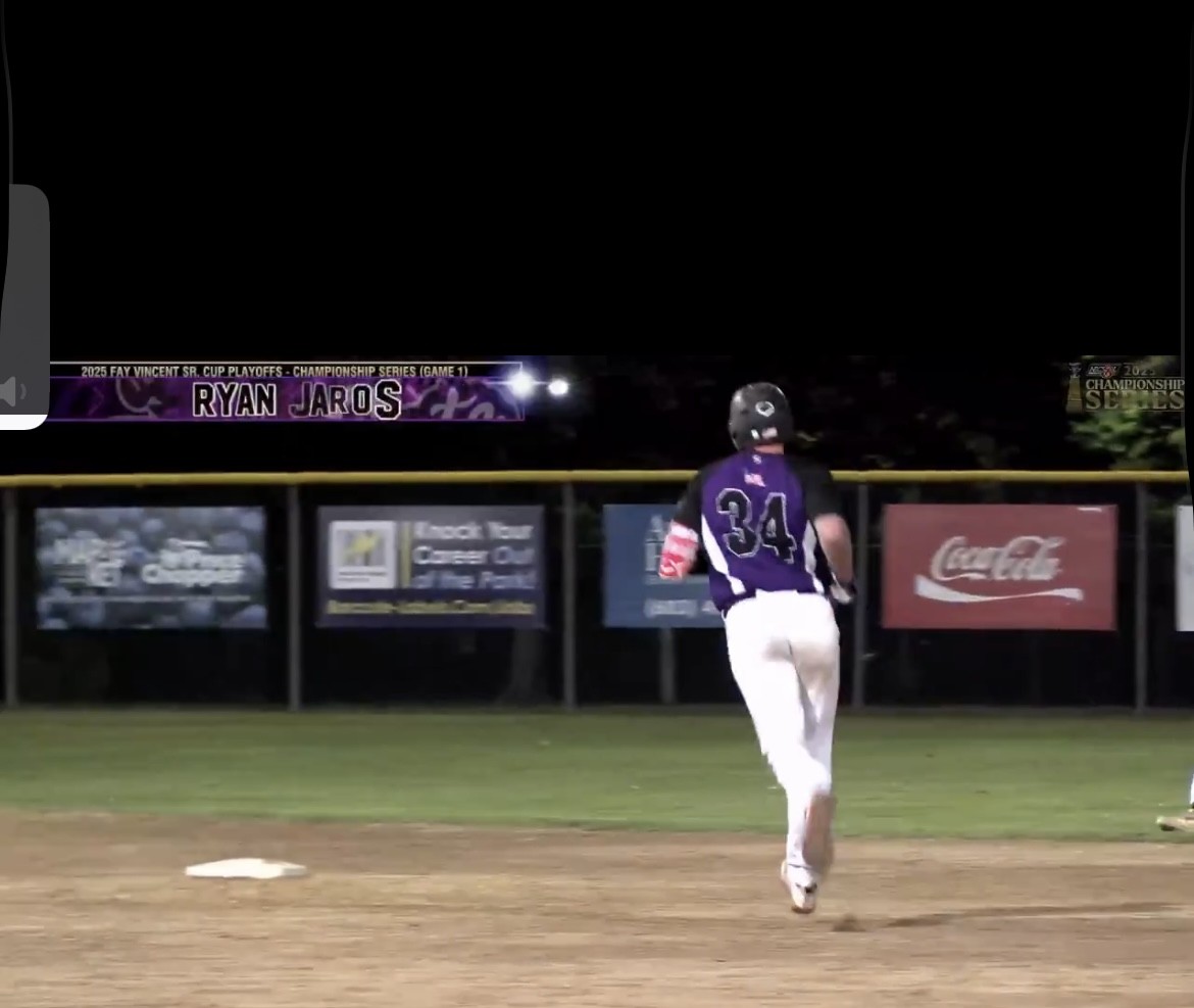 Ripken Reese after his grand slam in the NECBL series Game 1
