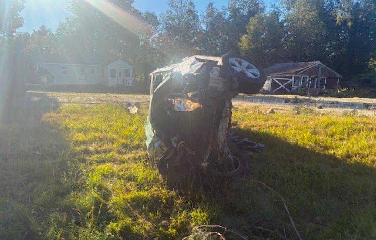 Vehicle involved in Stoddard rollover crash