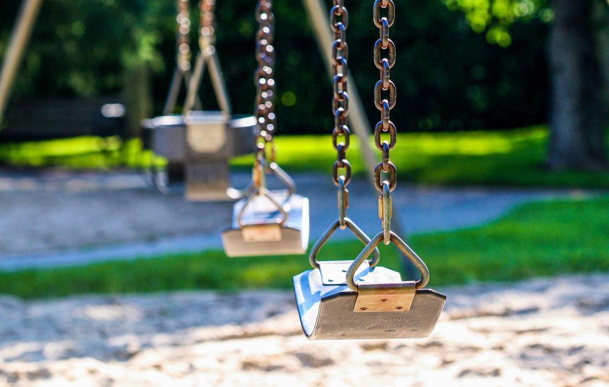 Playground swings