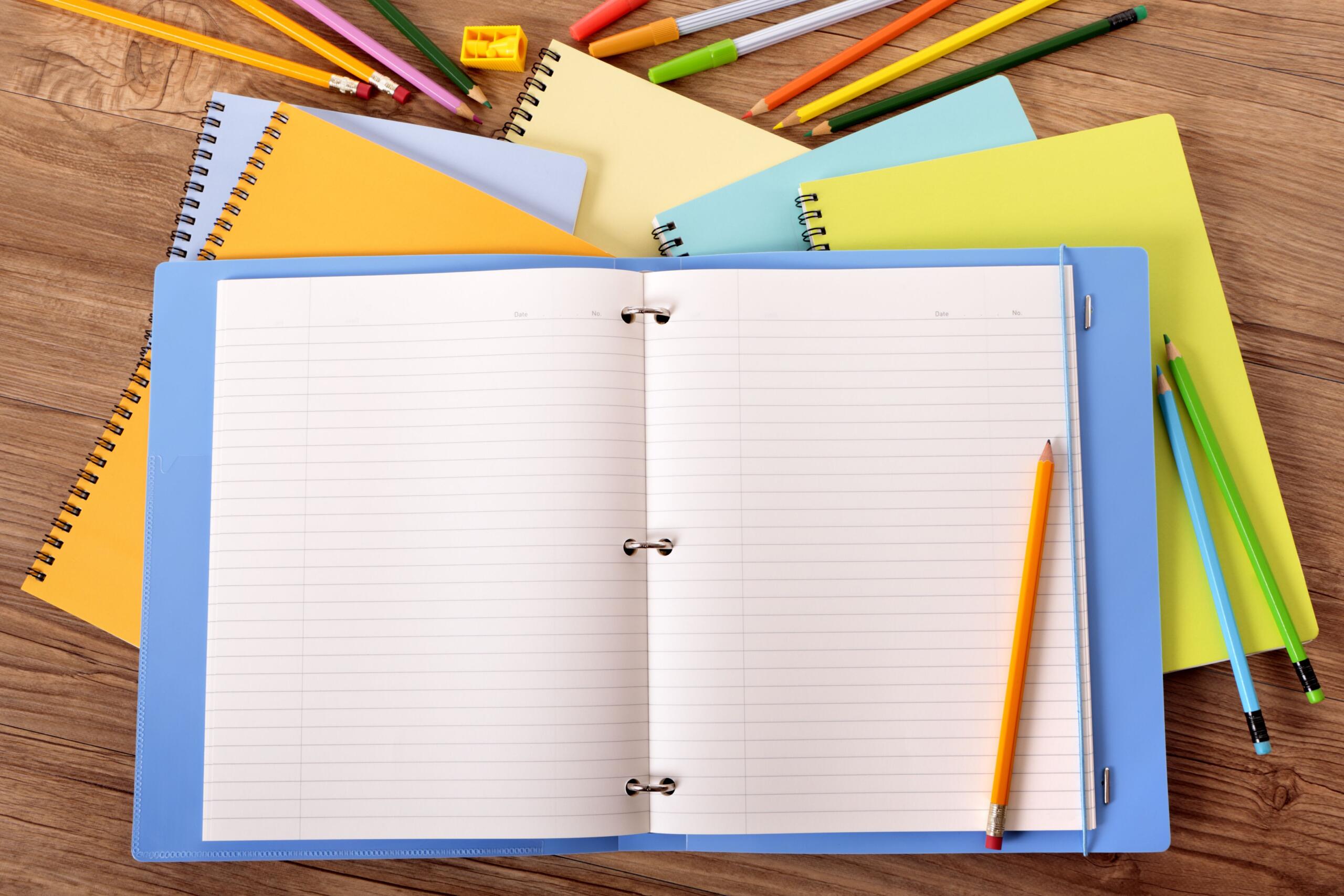 School notebooks