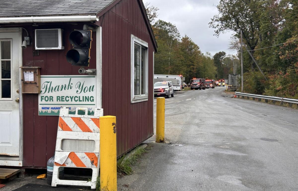 Keene Transfer Station fire
