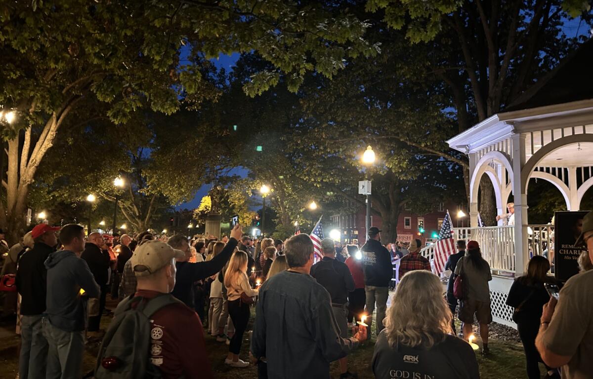 Charlie Kirk Memorial and Candle Vigil