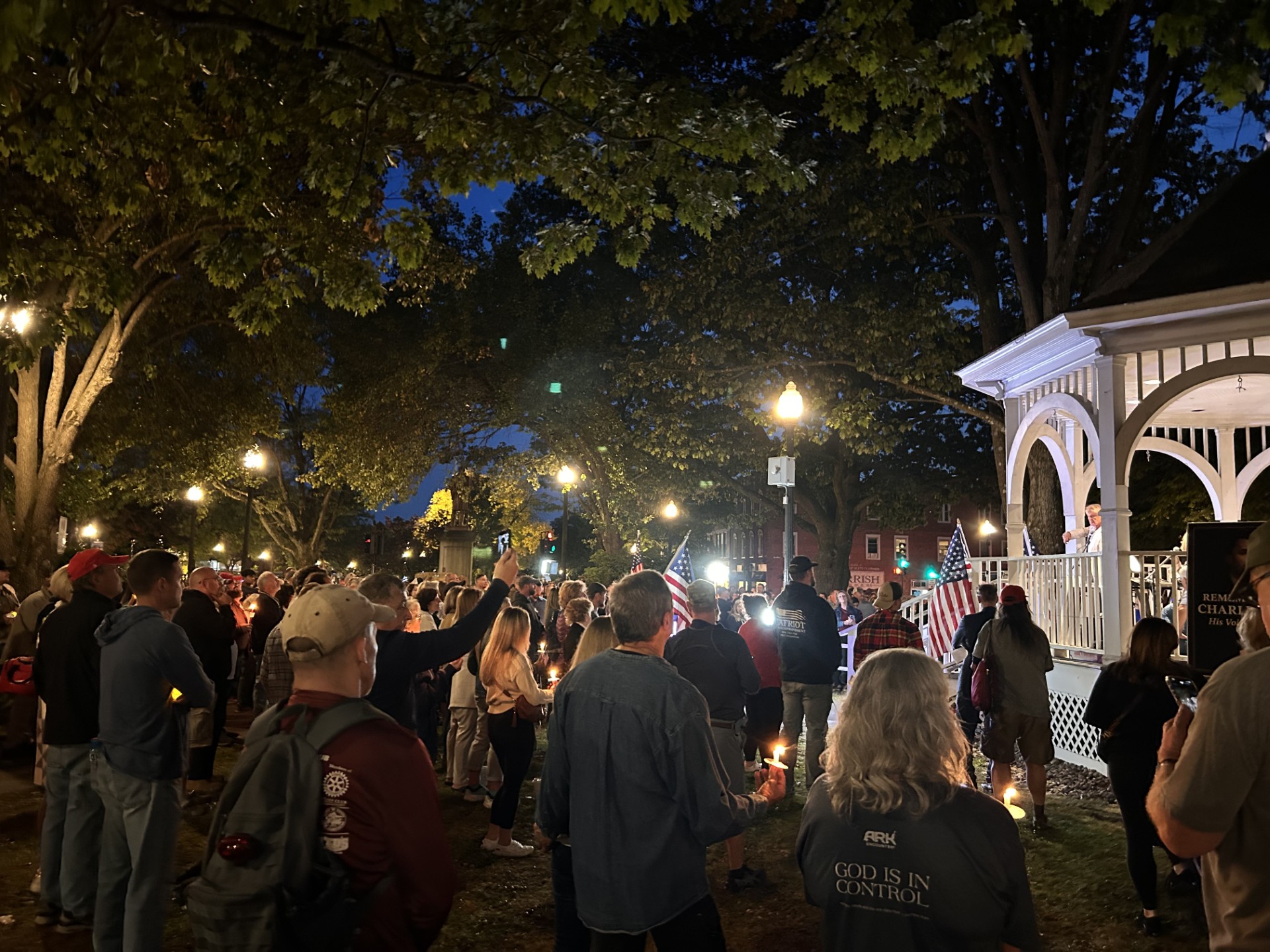 Charlie Kirk Memorial and Candle Vigil