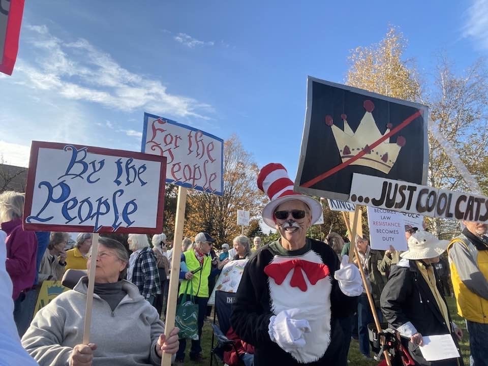No Kings rally in Walpole