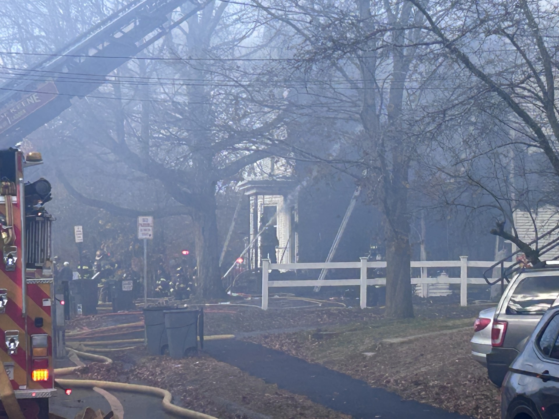 Fire on Elliot Street in Keene