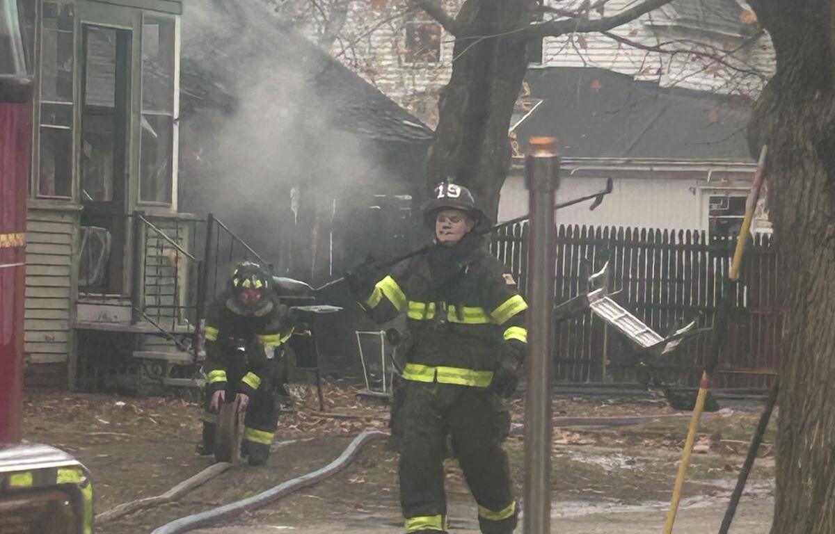 Keene firefighters put out fire on Blake Street