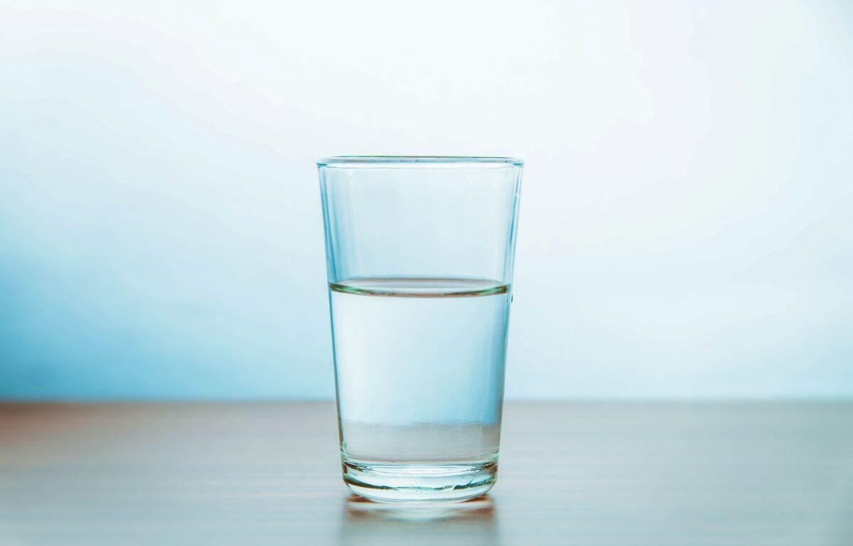 Glass of water