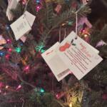 Holiday giving tree at Brewbakers