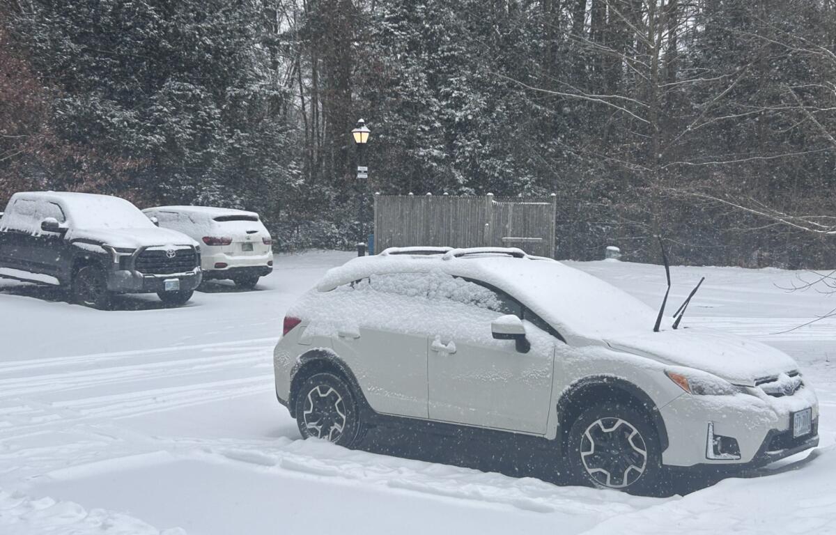 Parking lot ban snow