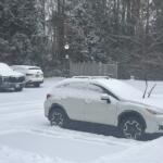 Parking lot ban snow