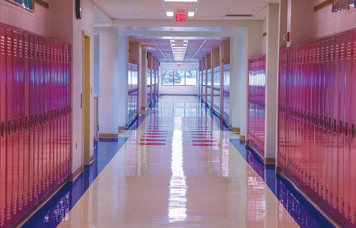 School hallway