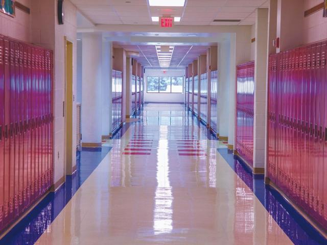School hallway
