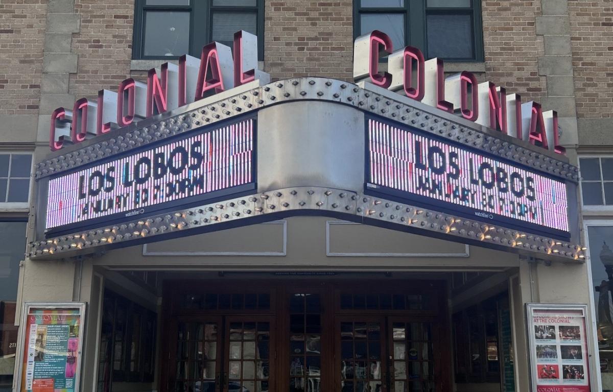 Colonial Theatre marquee