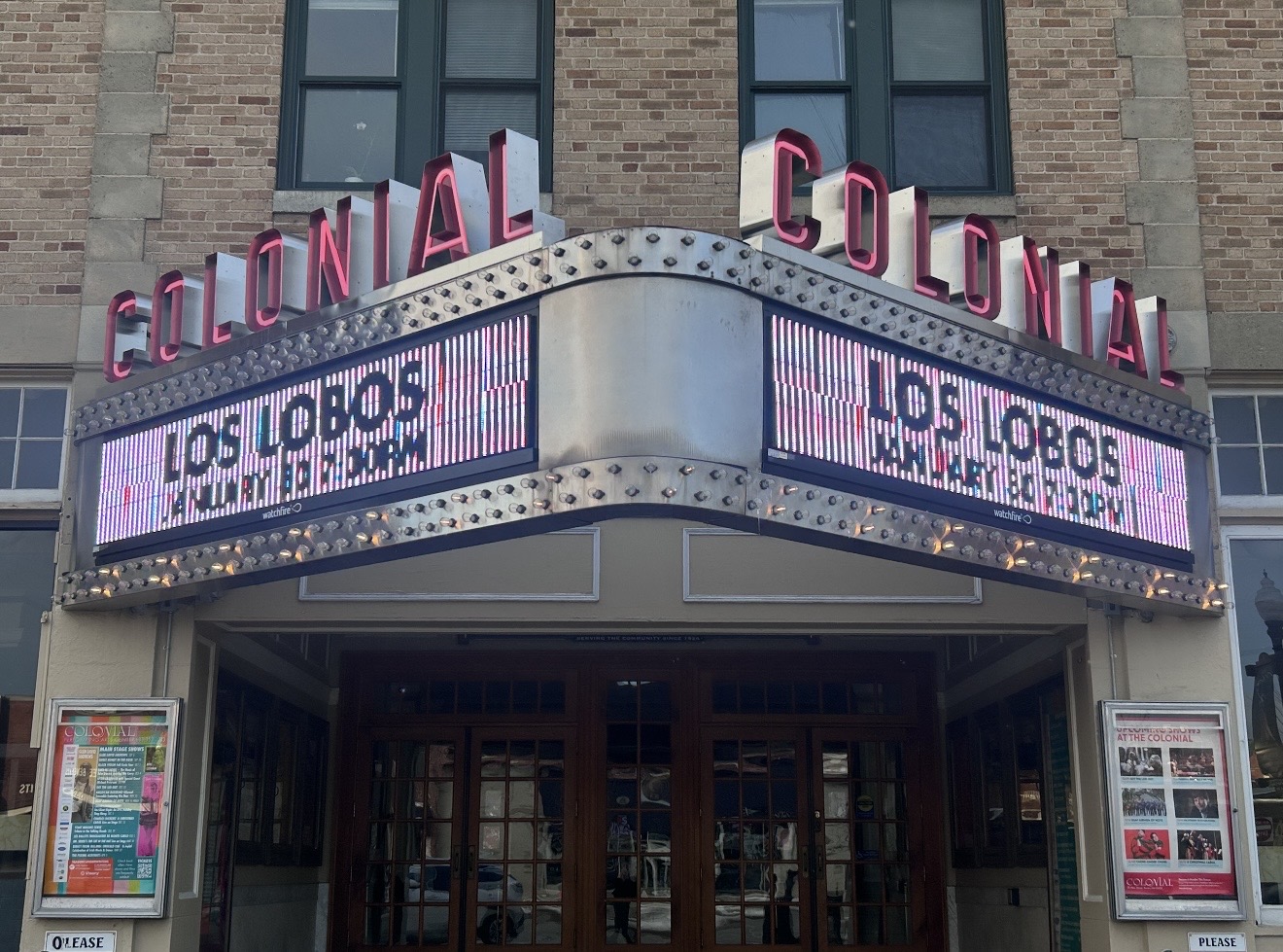 Colonial Theatre marquee