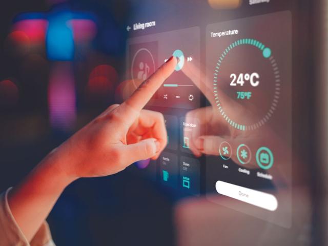 Modern digital thermostat