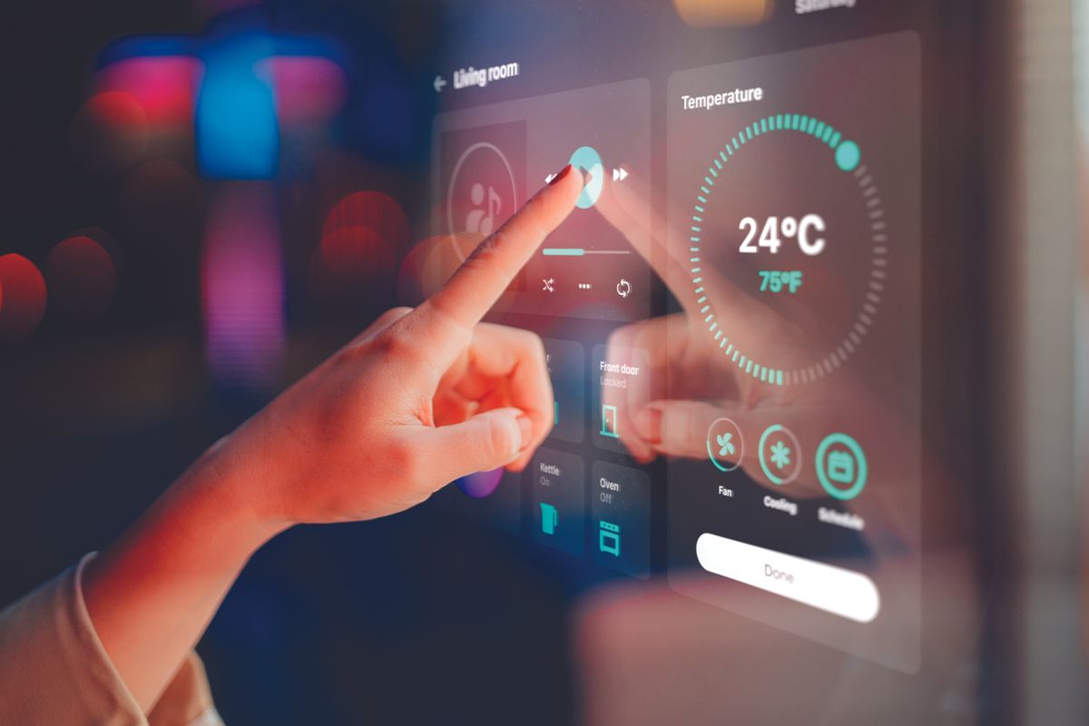 Modern digital thermostat