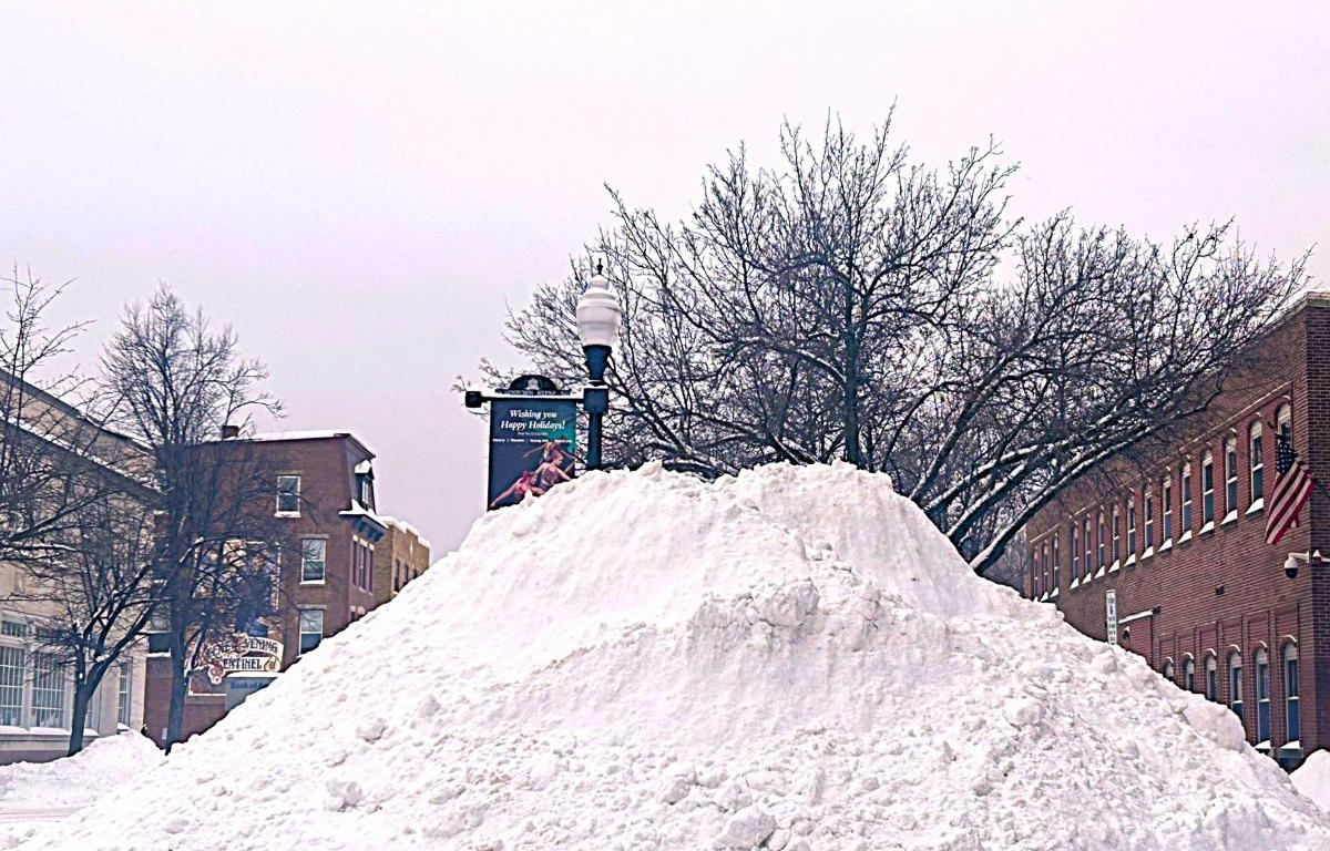Winter Storm Fern in downtown Keene