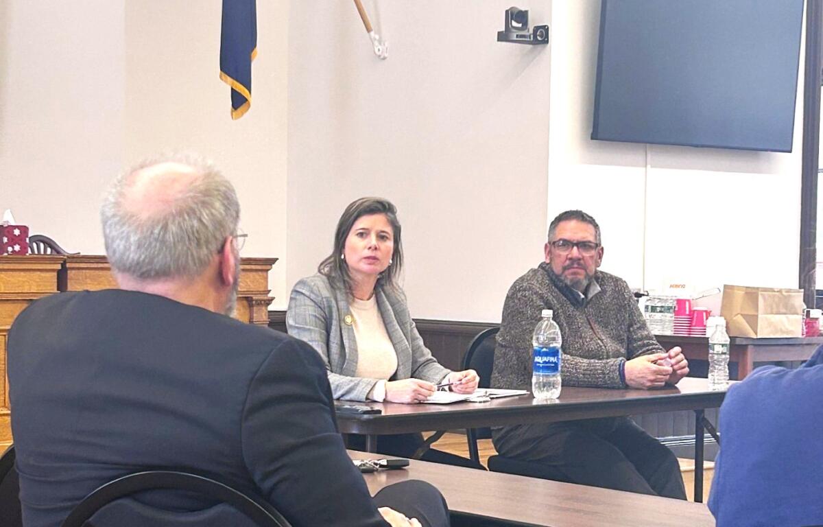 Maggie Goodlander and Eli Rivera