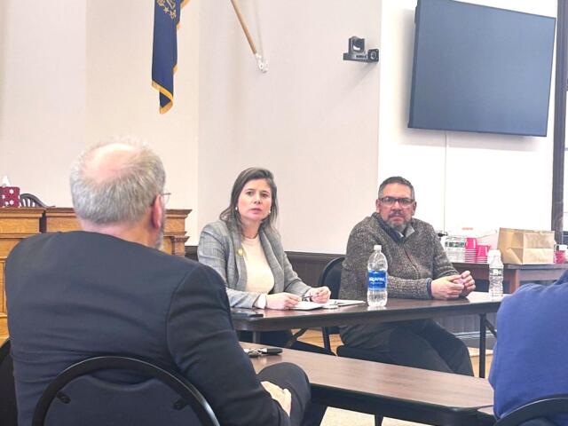 Maggie Goodlander and Eli Rivera