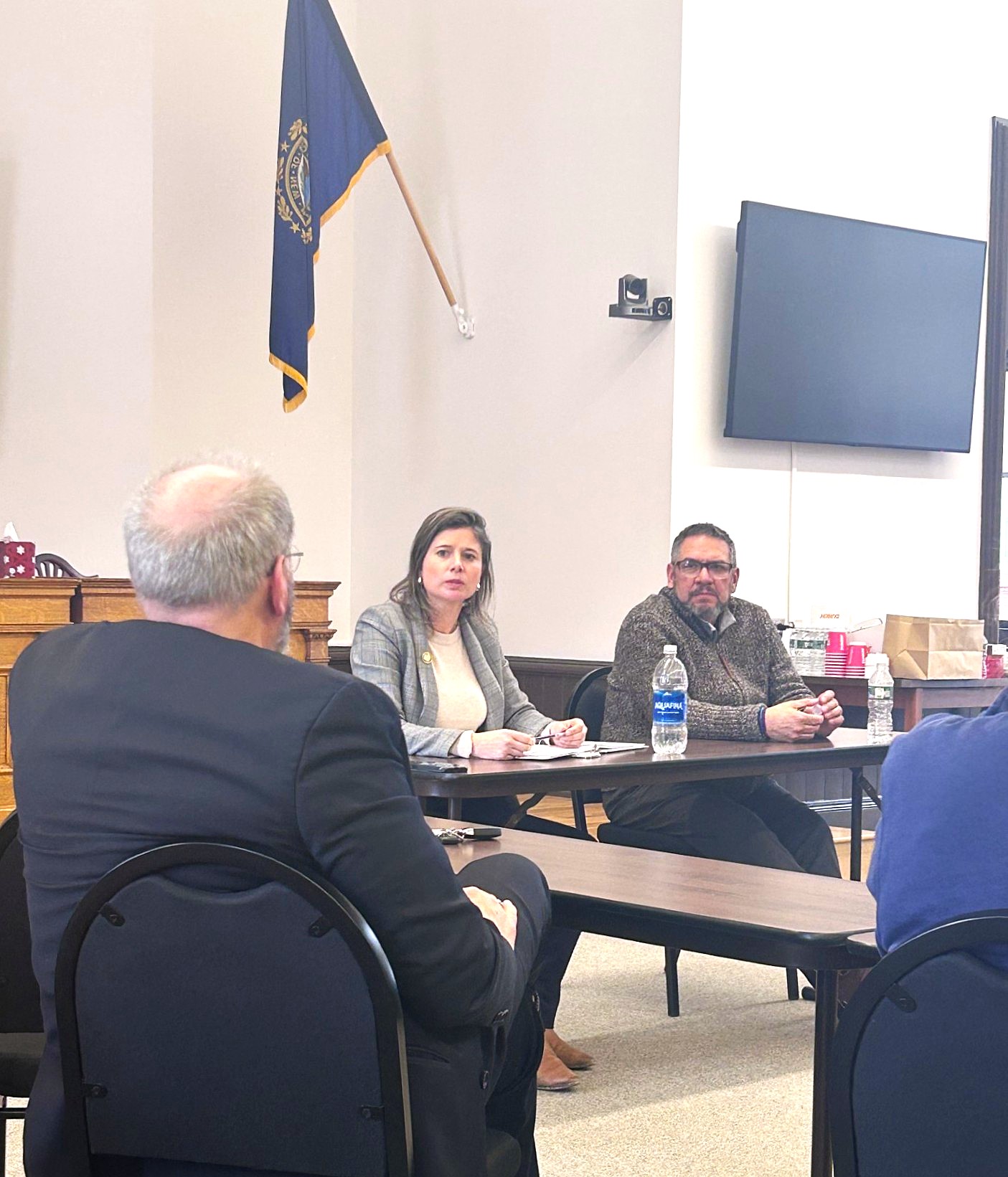 Maggie Goodlander and Eli Rivera