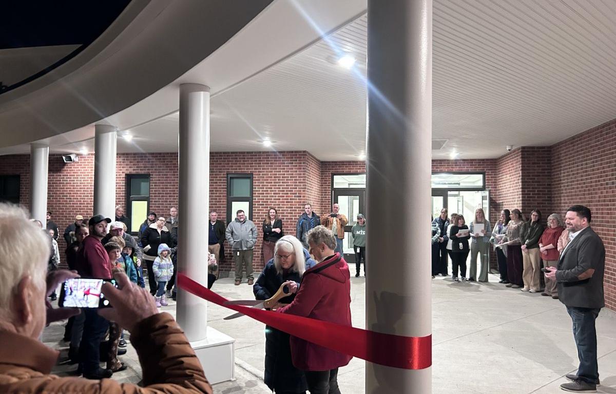 Ribbon cutting at Mt. Caesar Elementary