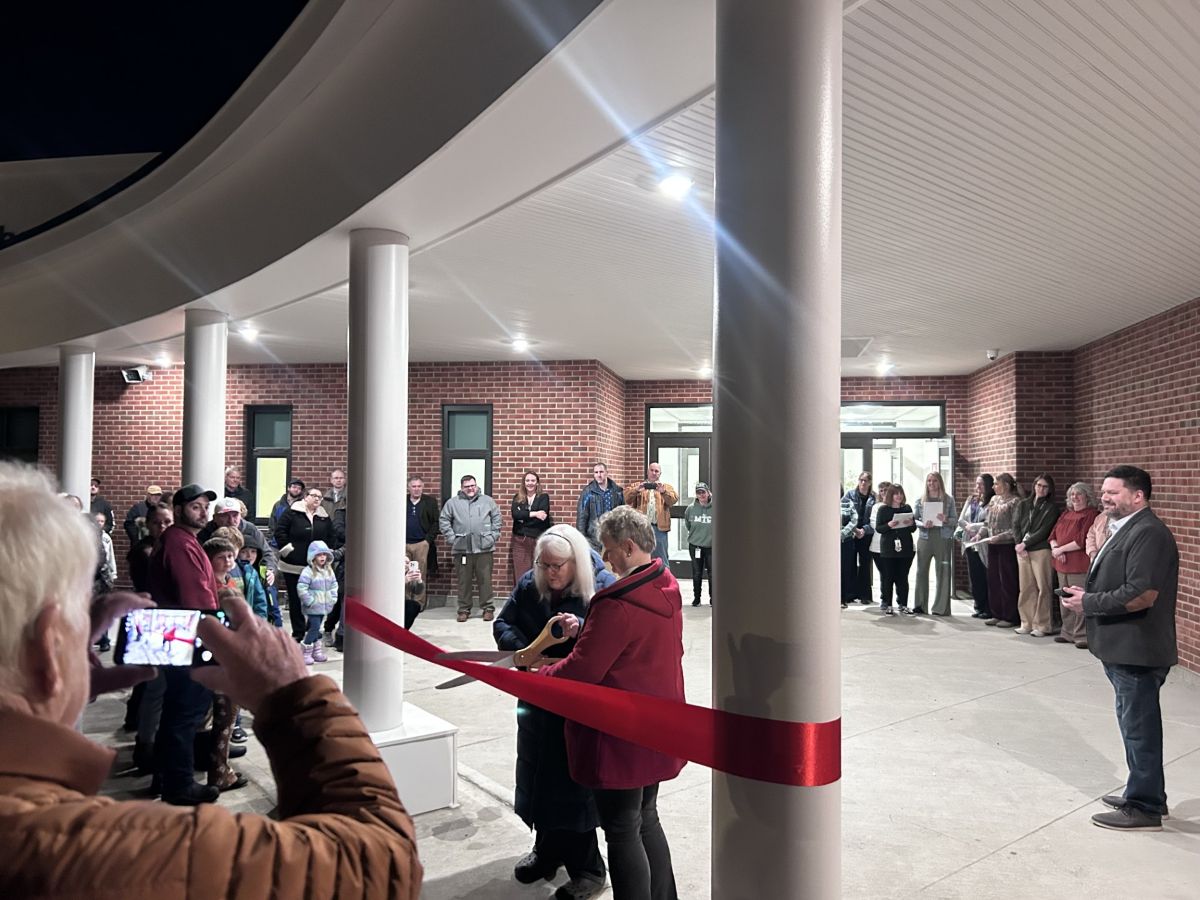 Ribbon cutting at Mt. Caesar Elementary