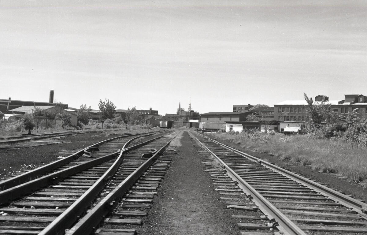 Historic photo of railroad land in Keene