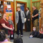 Jeanne Shaheen visiting Keene Daycare Center