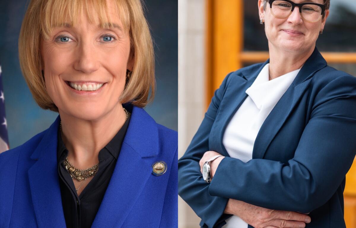 Maggie Hassan and Melinda Treadwell