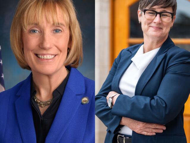 Maggie Hassan and Melinda Treadwell