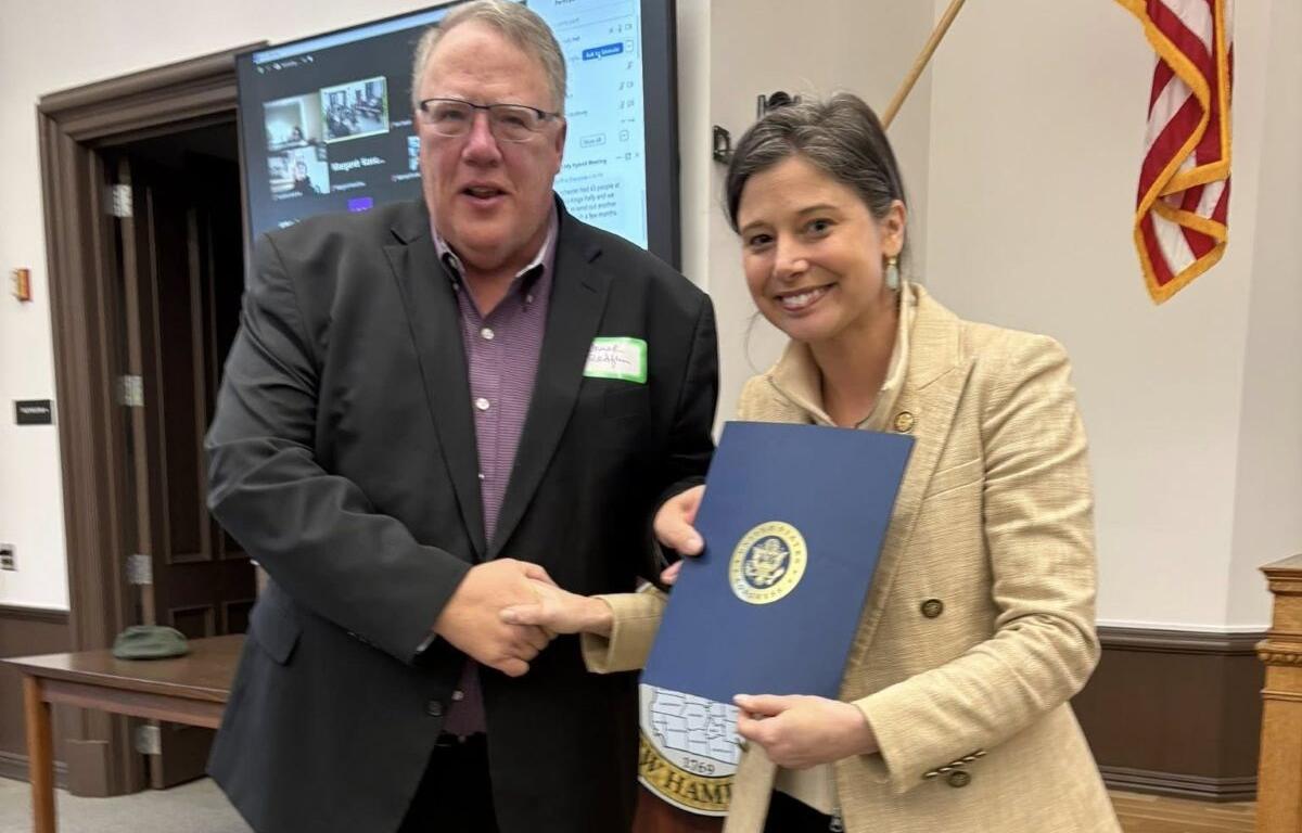 Maggie Goodlander and Chuck Redfern