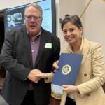 Maggie Goodlander and Chuck Redfern