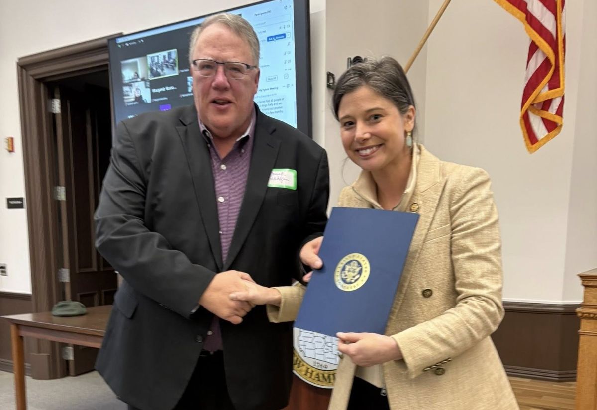 Maggie Goodlander and Chuck Redfern