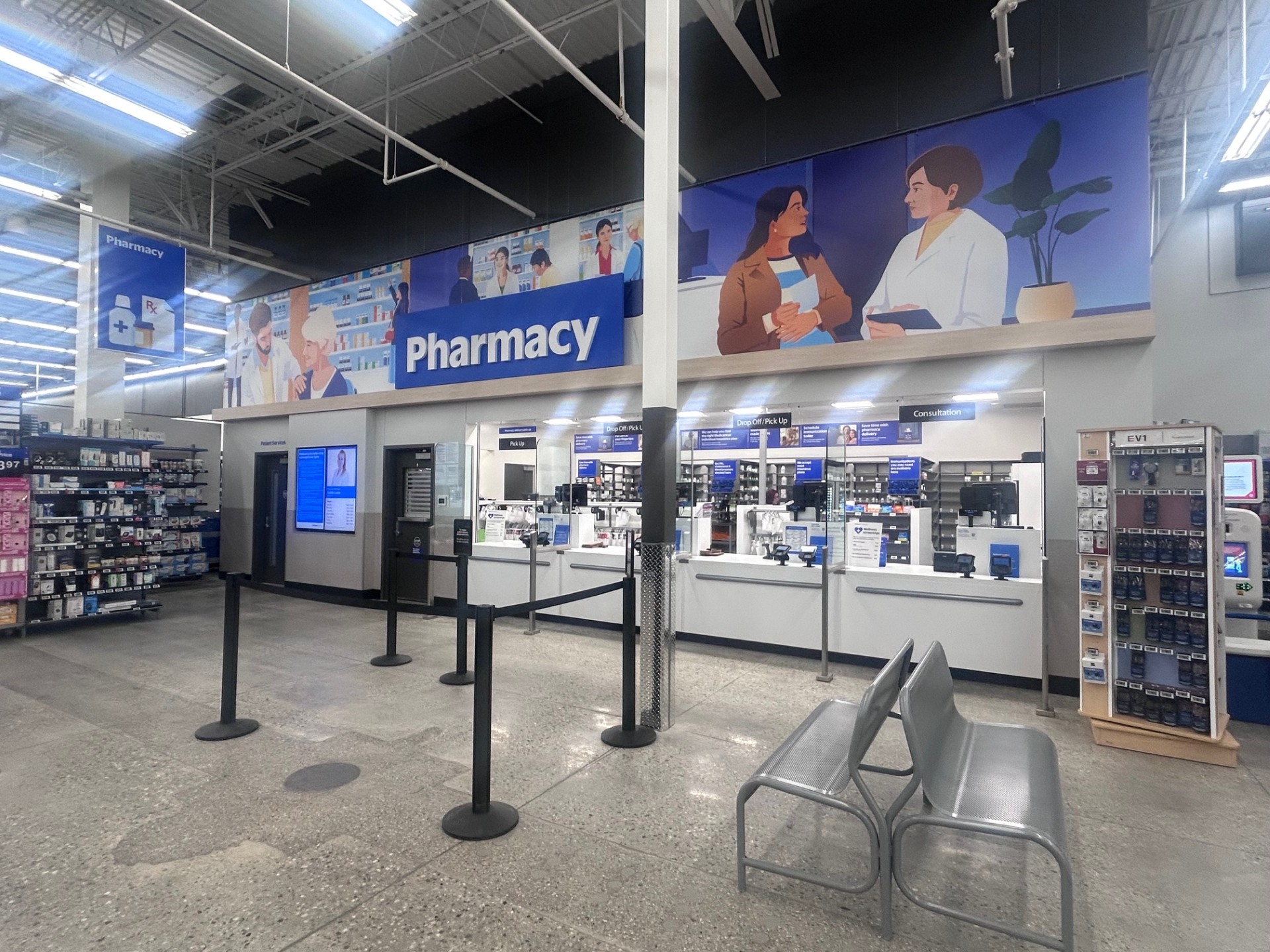 WalMart pharmacy in Keene