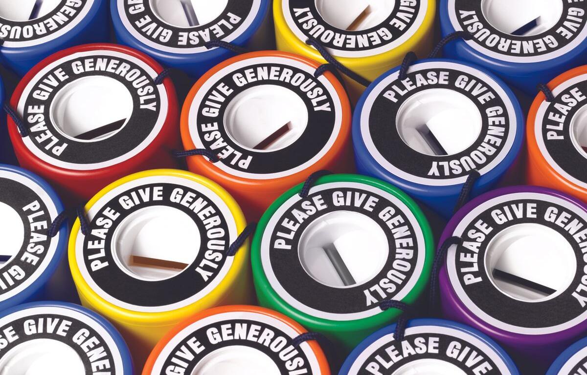 Donation jars