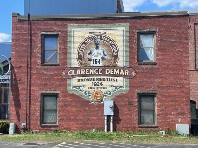Clarence DeMar mural