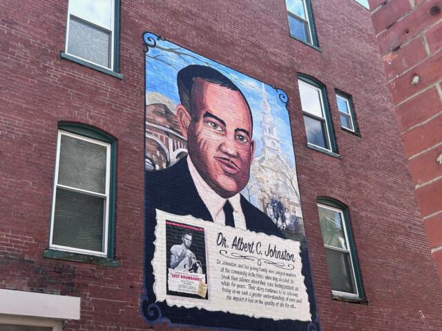 Dr. Albert Johnston mural