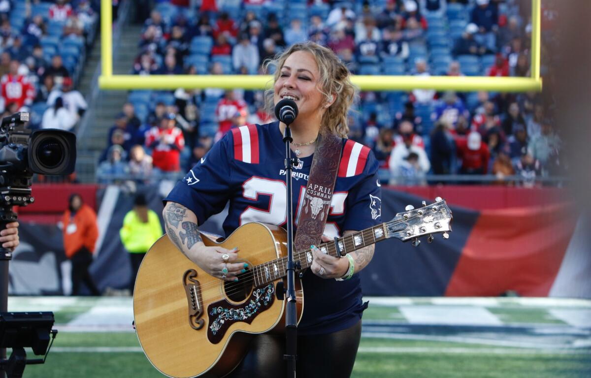 April Cushman at Gillette Stadium