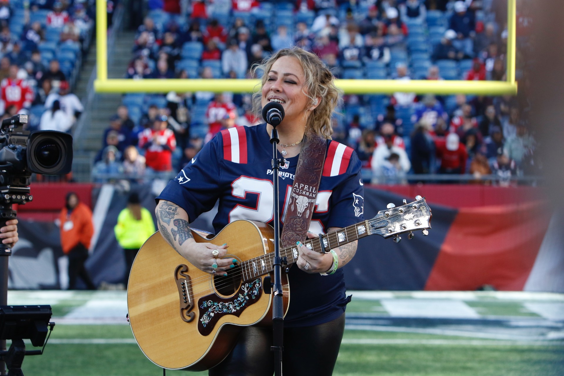 April Cushman at Gillette Stadium