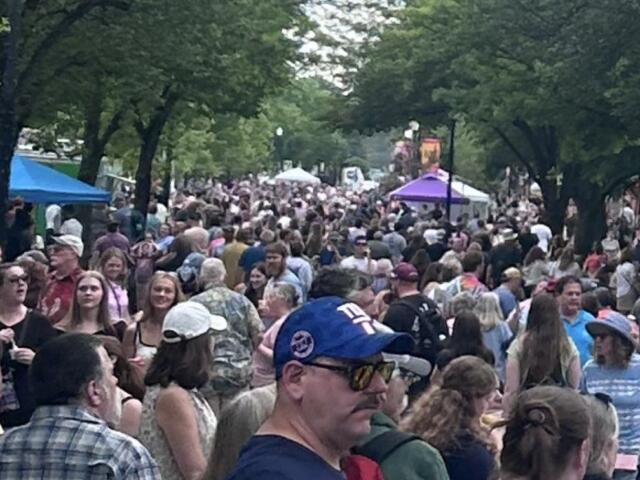 Crowd at Taste of Keene