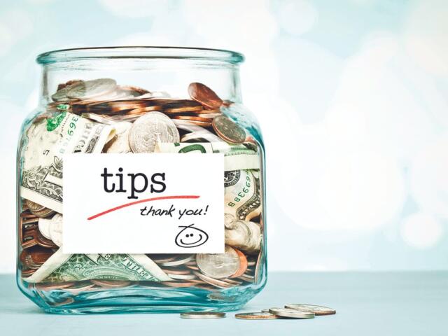 Tip jar