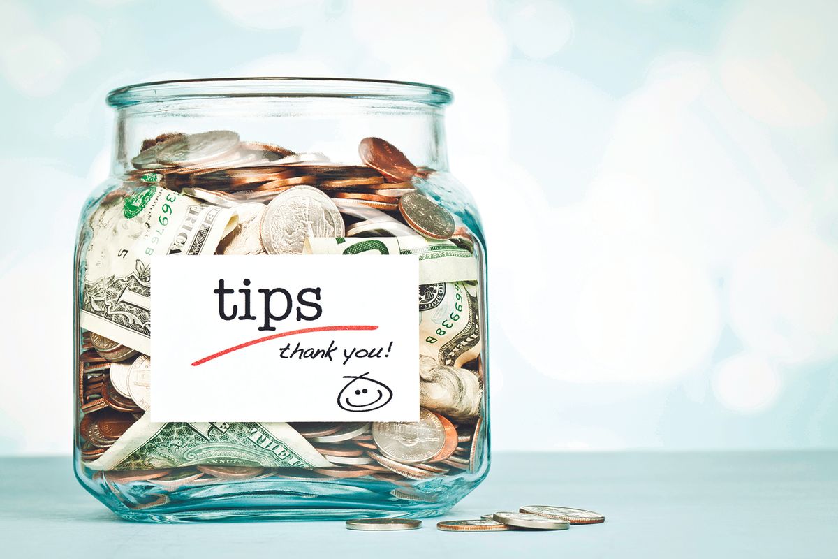 Tip jar